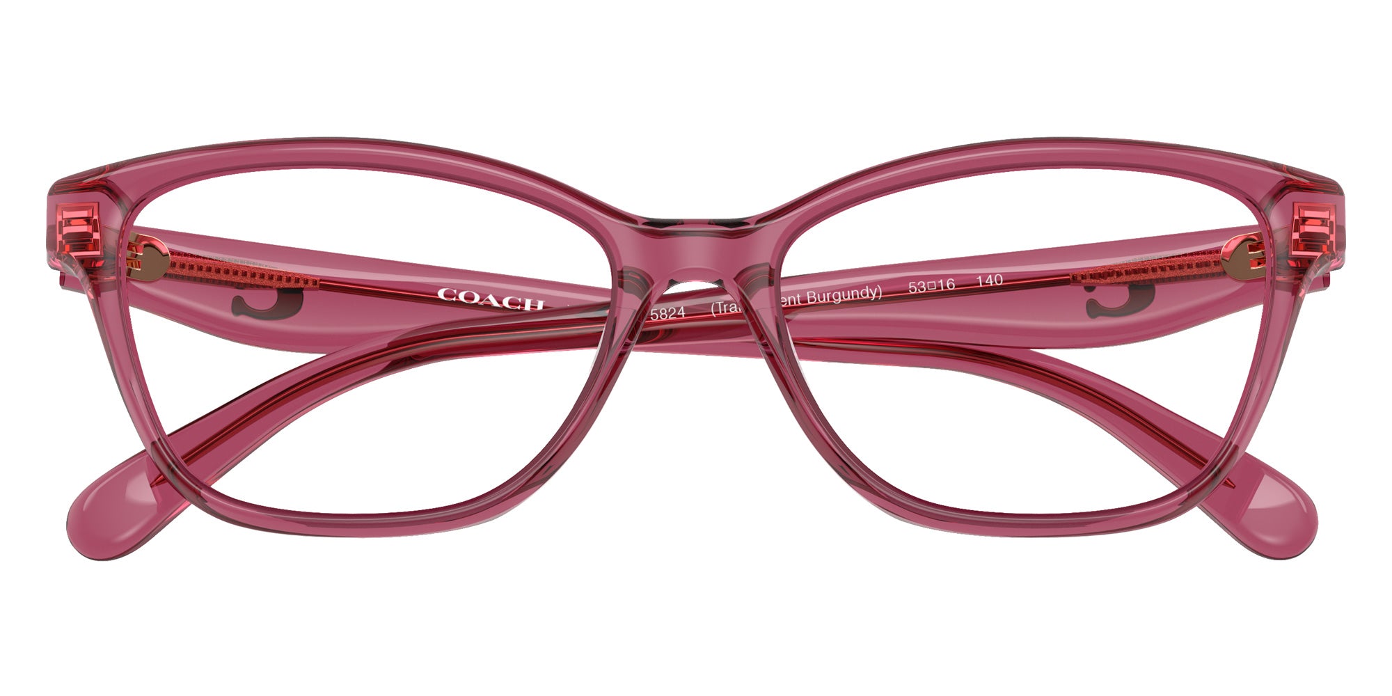 Coach HC6243U 5824 49 - Transparent Burgundy #id:hc6243u5824_s:112120