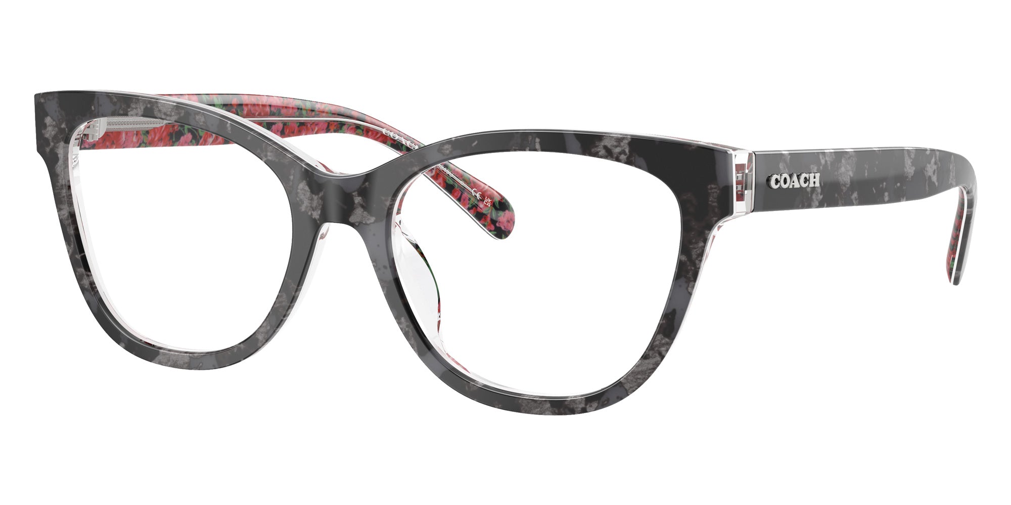 Coach HC6249U 5856 53 - Black Tortoise/Pink Floral #id:hc6249u5856_s:100105