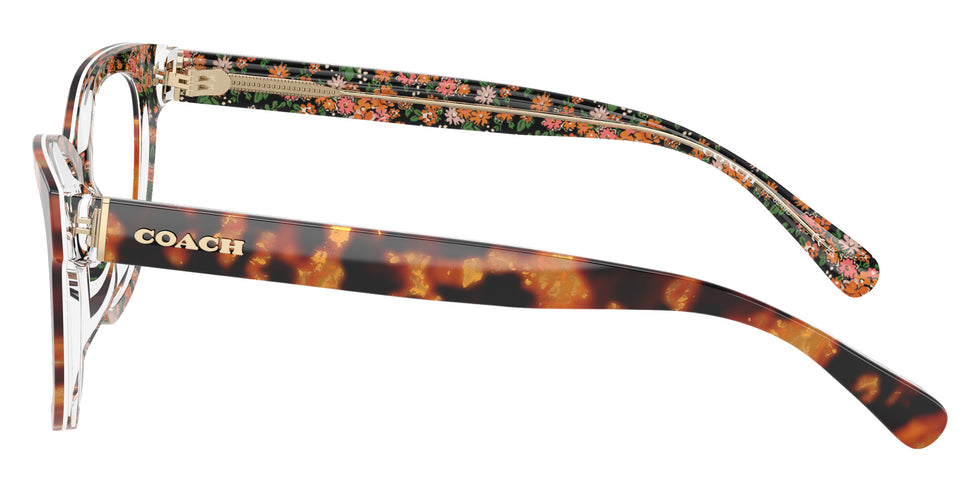 Coach HC6249U 5857 53 - Amber Tortoise/Orange Floral #id:hc6249u5857_s:102110