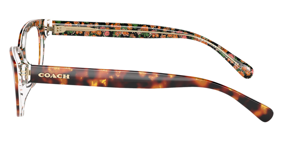 Coach HC6250U 5857 51 - Amber Tortoise/Orange Floral #id:hc6250u5857_s:108110