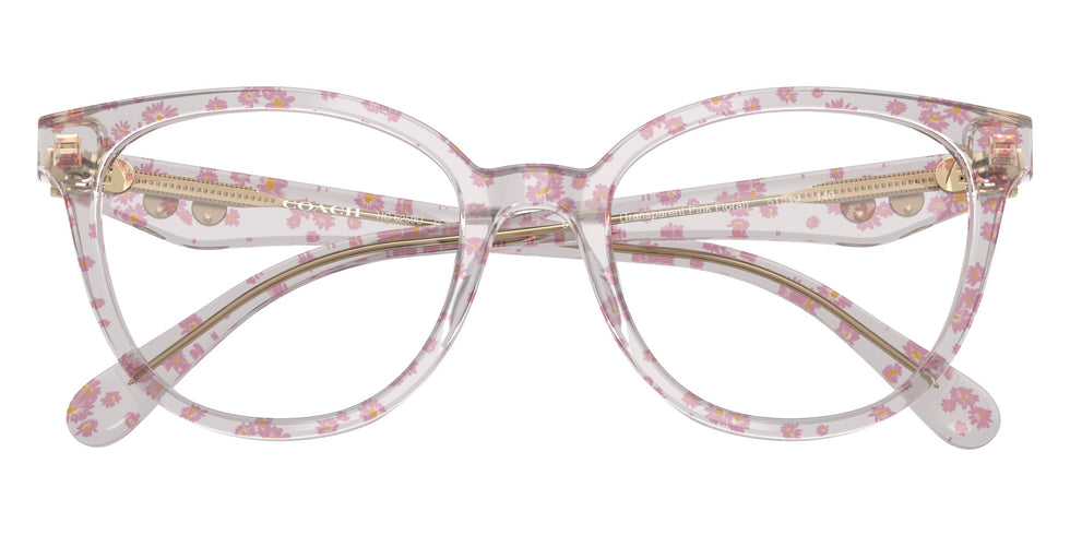 Coach HC6259U 5953SB 51 - Transparent Pink Floral Print #id:hc6259u5953sb_s:100100