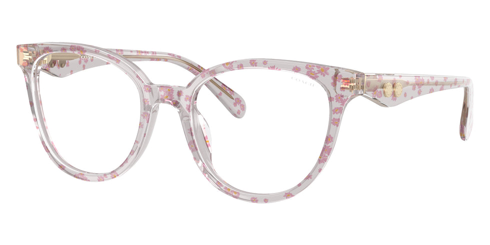 Coach HC6259U 5953SB 51 - Transparent Pink Floral Print #id:hc6259u5953sb_s:100105