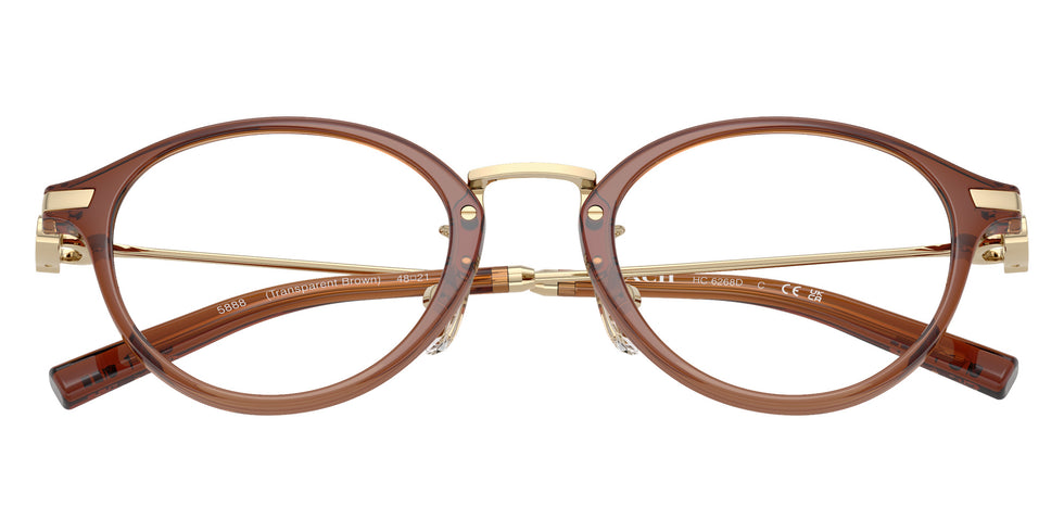 Coach HC6268D 5888 48 - Transparent Brown #id:hc6268d5888_s:106120