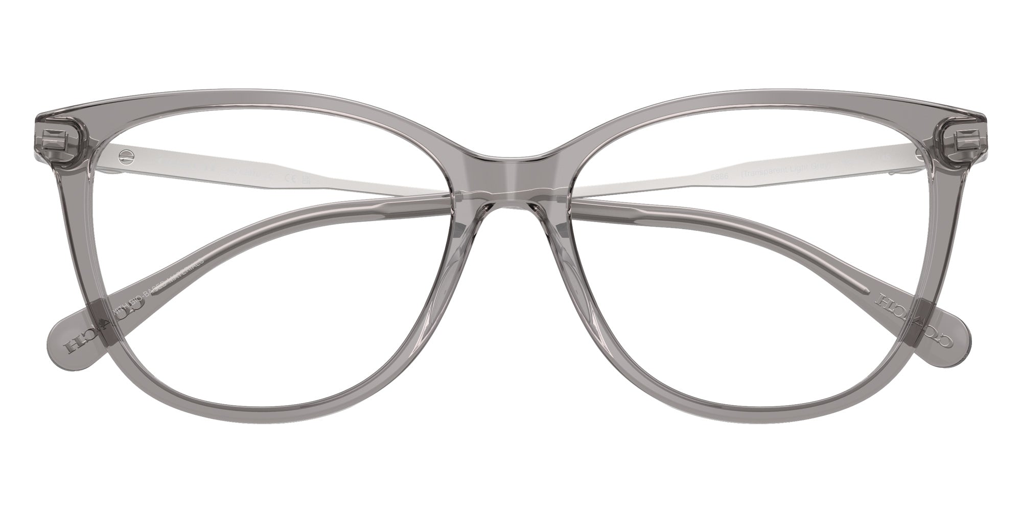 Coach HC6297D 5886 55 - Transparent Light Gray #id:hc6297d5886_s:102100