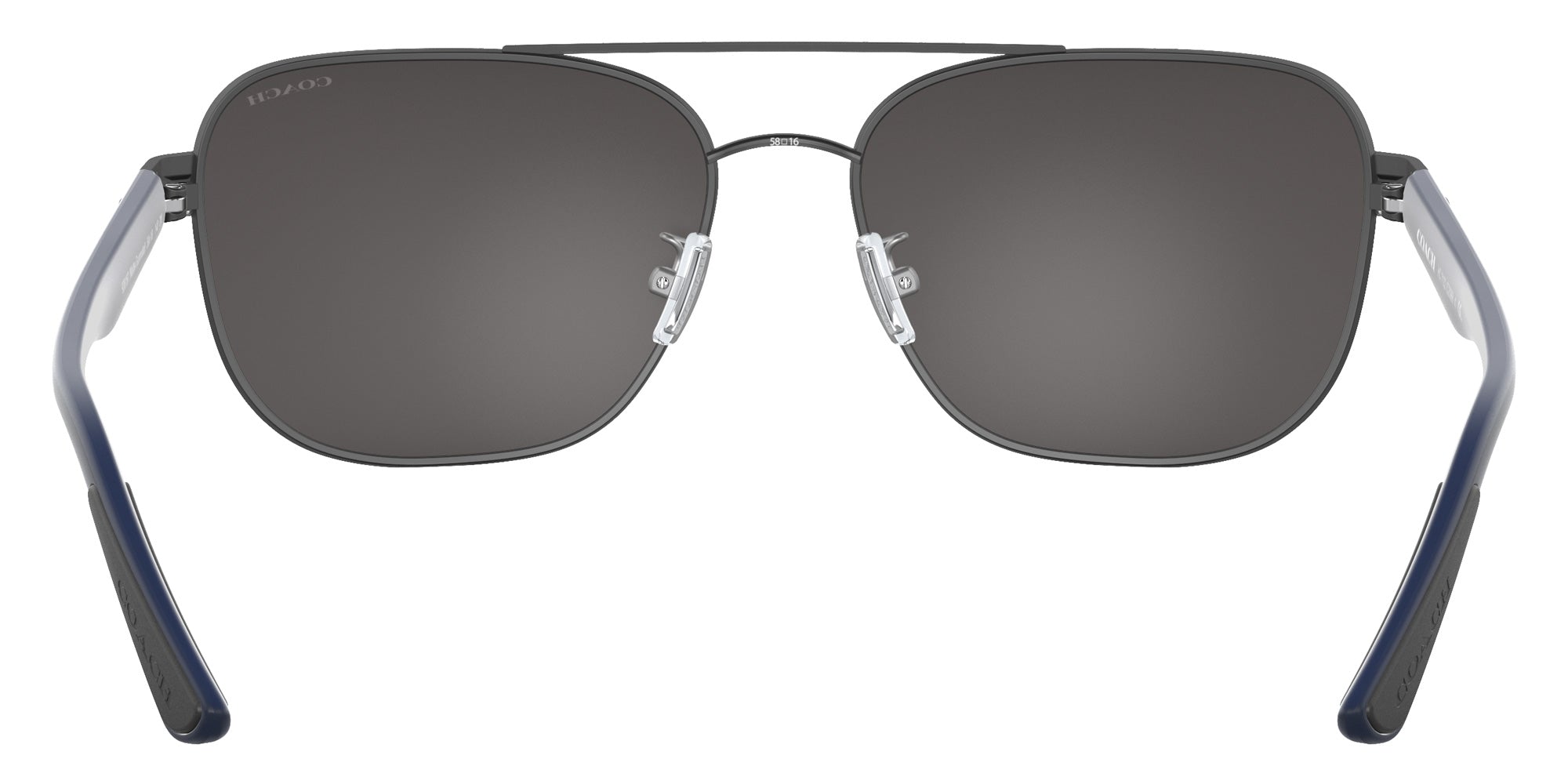 Coach HC7122 C2099 938187 58 - Matte Gunmetal / Dark Gray Solid #id:hc7122938187_s:100115