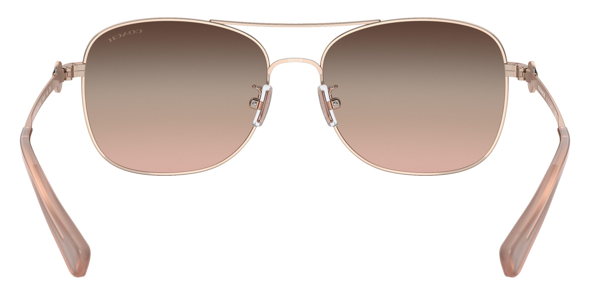 Coach HC7127 C6177 9331U8 56 - Shiny Rose Gold / Brown Pink Gradient Mirrored #id:hc71279331u8_s:100115