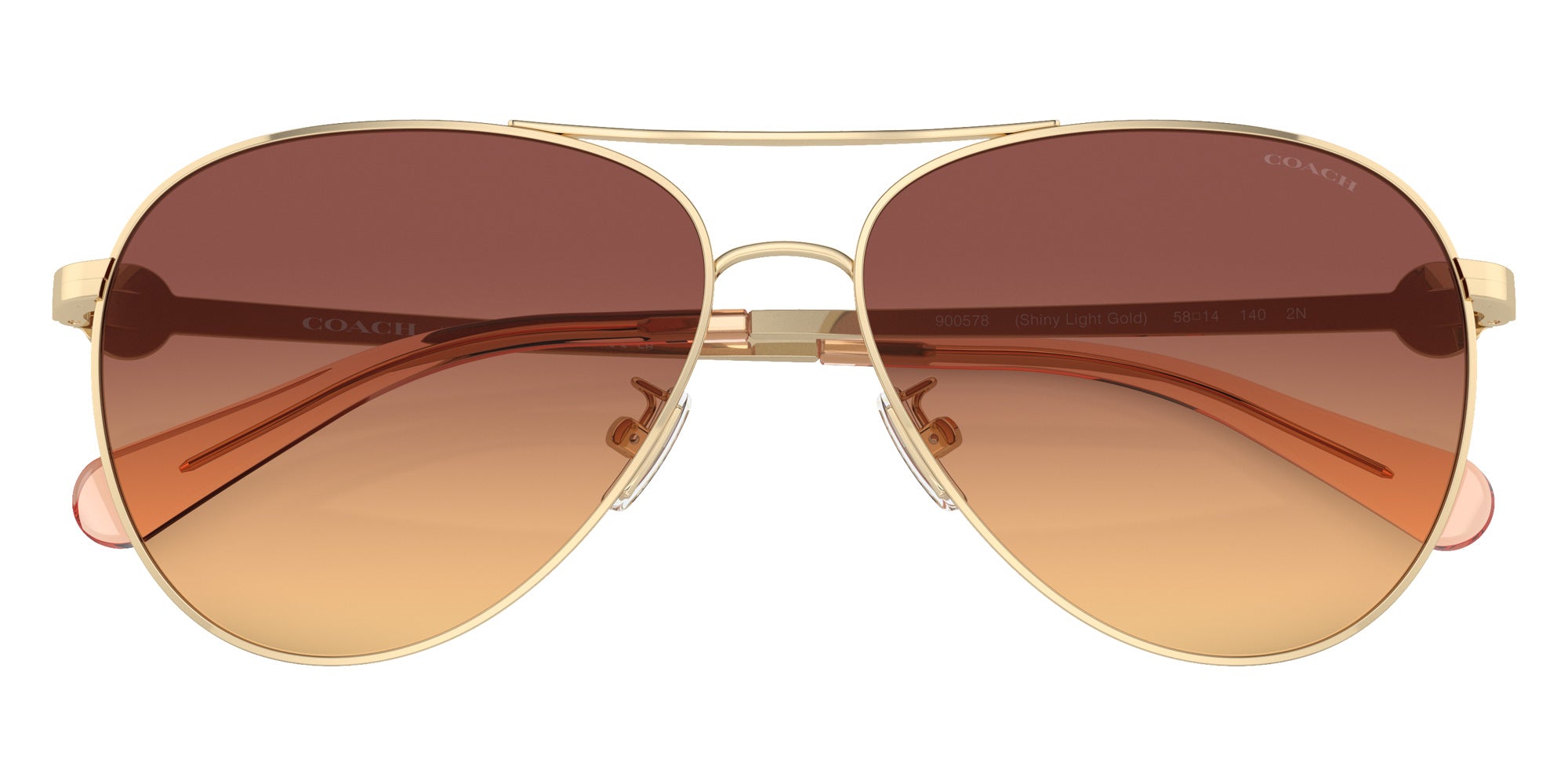 Coach HC7128 C6178 900578 58 - Shiny Light Gold / Maroon Canary #id:hc7128900578_s:100120