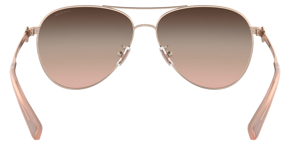 Coach HC7128 C6178 9331U8 58 - Shiny Rose Gold / Brown Pink Gradient Mirrored #id:hc71289331u8_s:102115