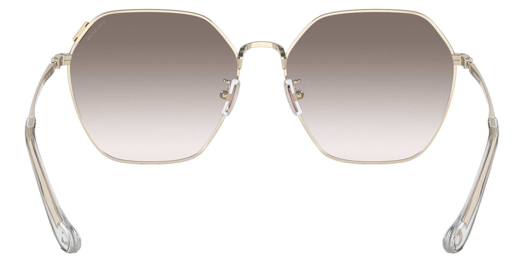 Coach HC7132 C7998 90058G 58 - Shiny Light Gold / Purple Gray Gradient #id:hc713290058g_s:100115