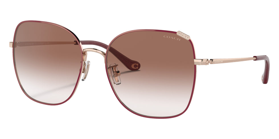 Coach HC7133 C7997 94038D 57 - Shiny Rose Gold/Burgundy Front / Burgundy Gradient #id:hc713394038d_s:104105