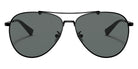 Coach HC7136 CA575 939381 60 - Satin Black / Dark Gray Polarized Solid #id:hc7136939381_s:100100