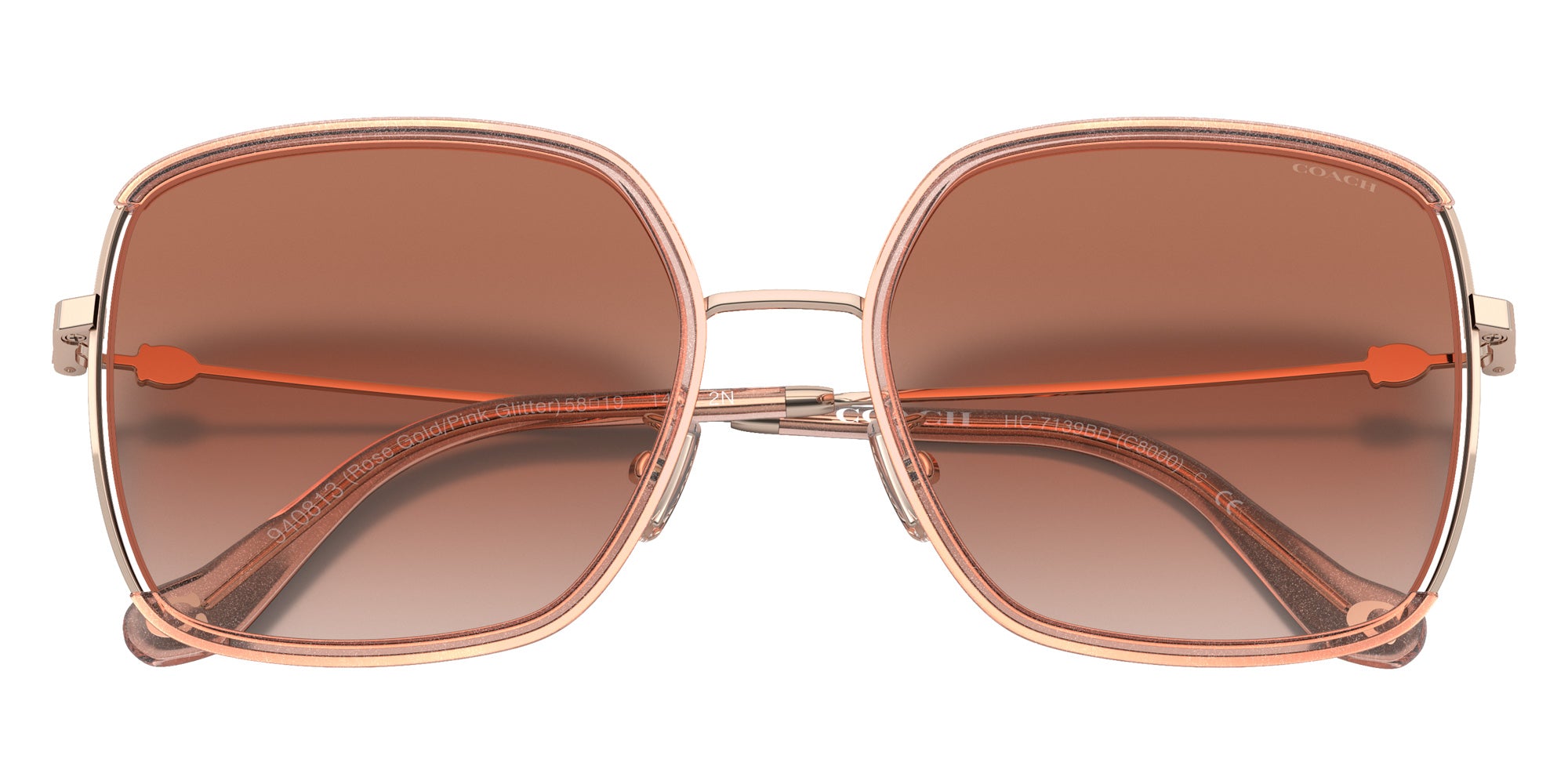 Coach HC7139BD C8000 940813 58 - Rose Gold/Pink Glitter / Pink Gradient #id:hc7139bd940813_s:102120