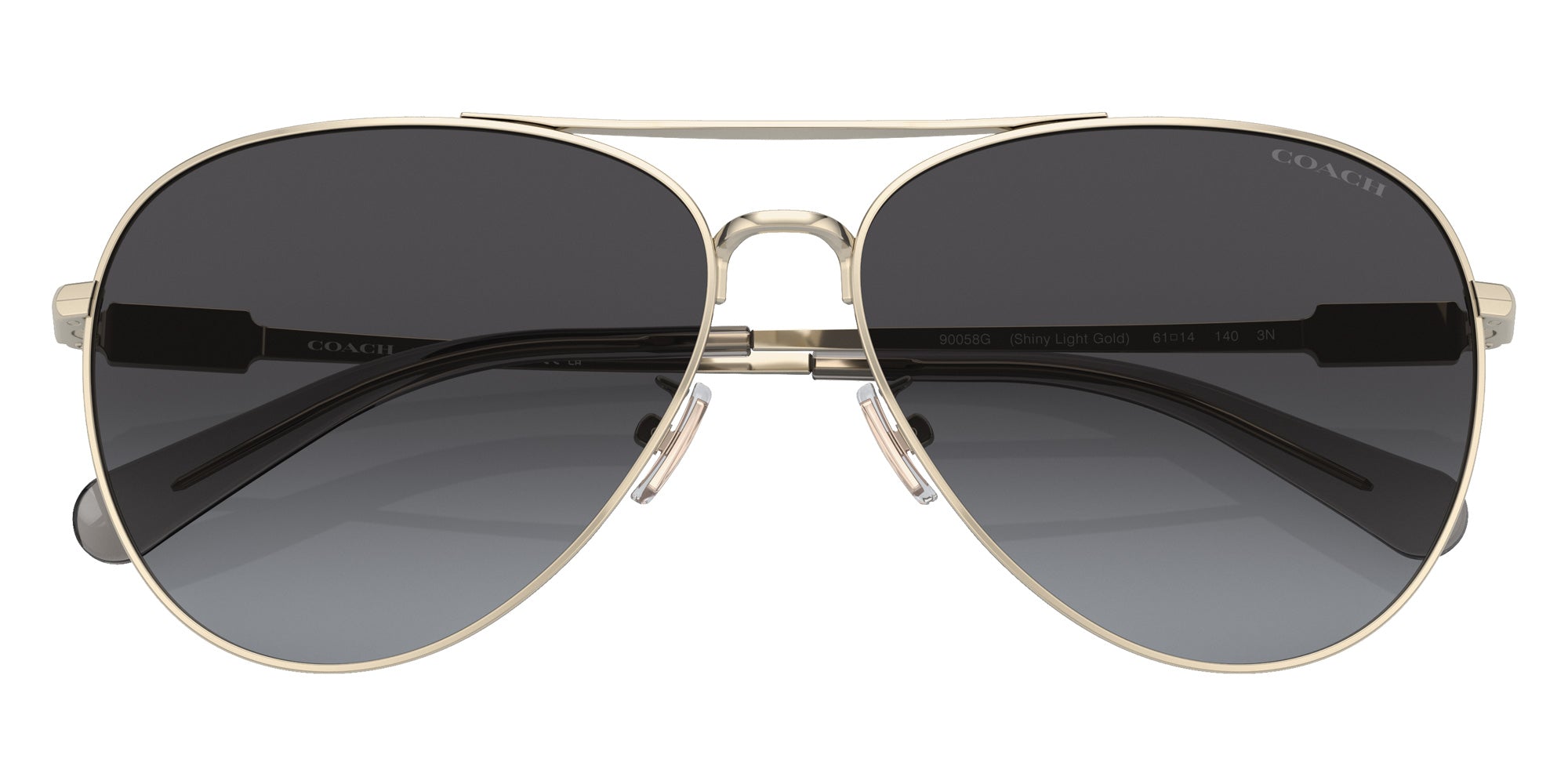 Coach HC7140 CD474 90058G 61 - Shiny Light Gold / Gray Gradient #id:hc714090058g_s:100120