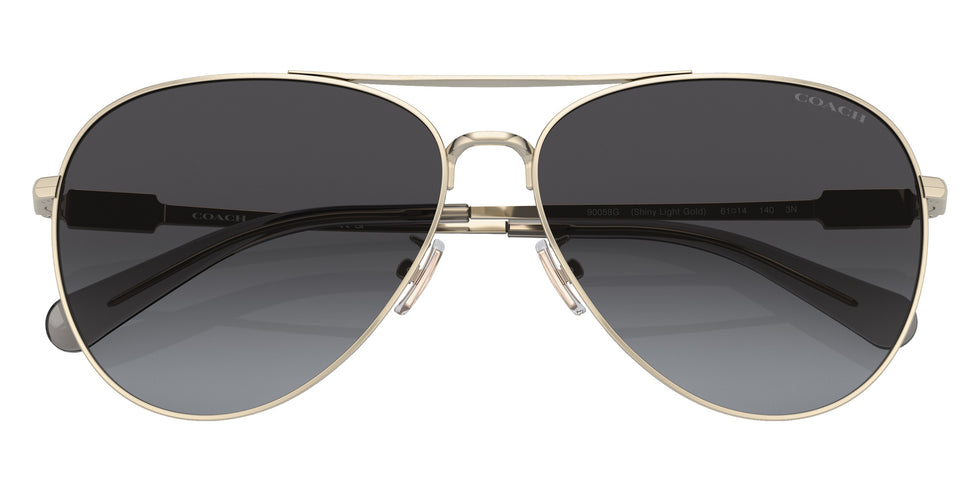 Coach HC7140 CD474 90058G 61 - Shiny Light Gold / Gray Gradient #id:hc714090058g_s:100120