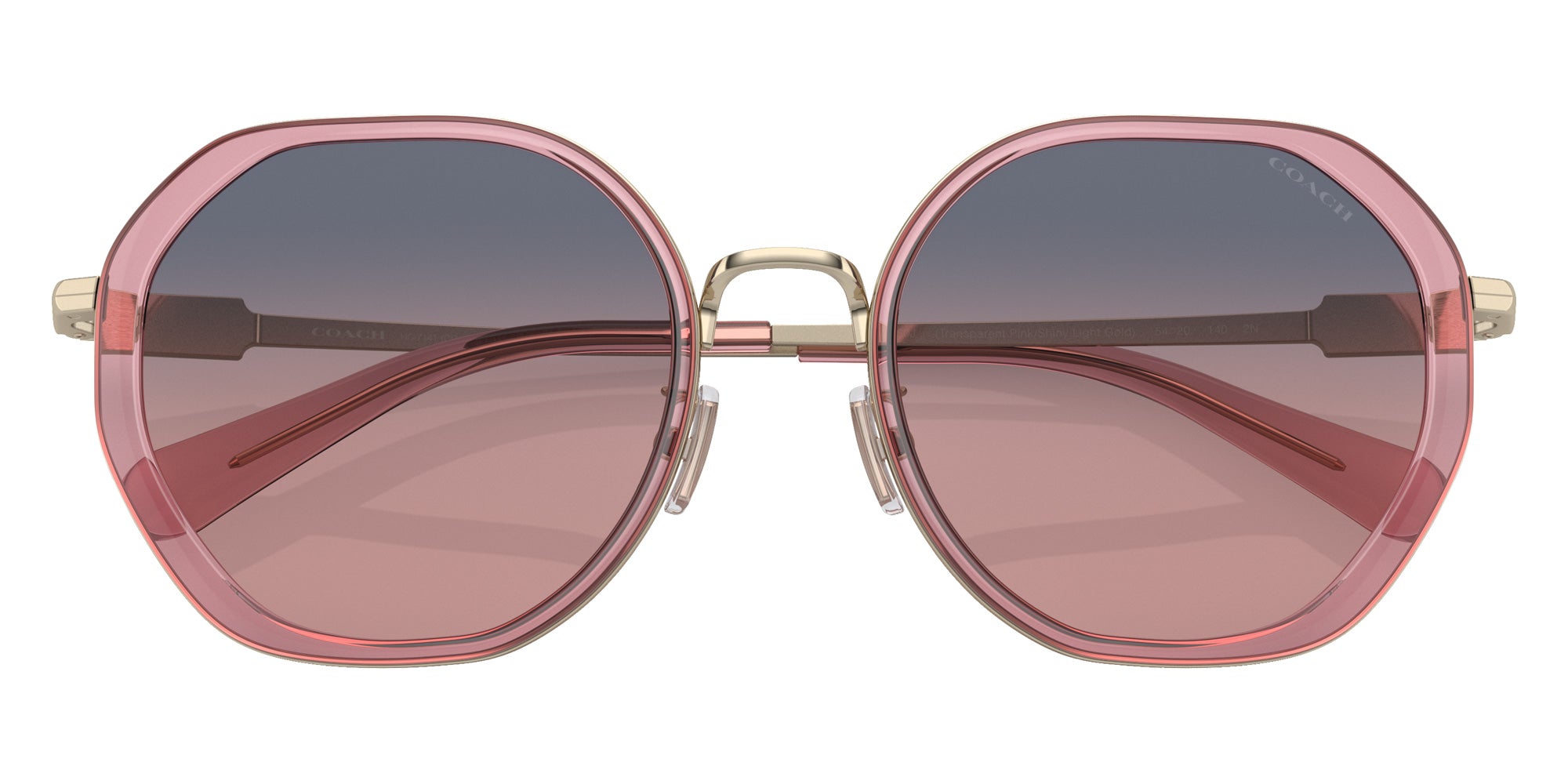 Coach HC7141 CD477 90050J 54 - Transparent Pink / Plum Purple Scarlet Gradient #id:hc714190050j_s:100120
