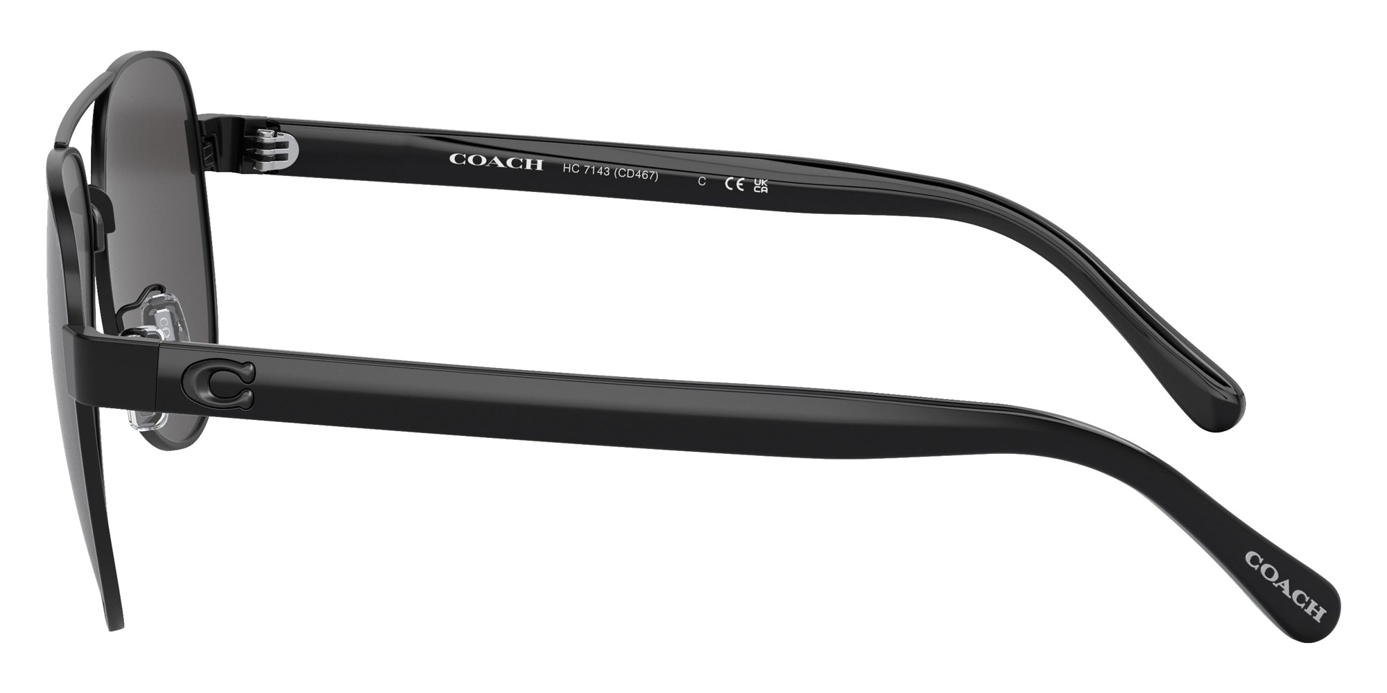 Coach HC7143 CD467 900387 61 - Satin Black #id:hc7143900387_s:100110