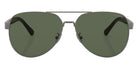 Coach HC7143 CD467 900471 61 - Satin Gunmetal / Dark Green Solid #id:hc7143900471_s:100100