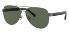 Coach HC7143 CD467 900471 61 - Satin Gunmetal / Dark Green Solid #id:hc7143900471_s:100105