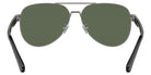 Coach HC7143 CD467 900471 61 - Satin Gunmetal / Dark Green Solid #id:hc7143900471_s:100115