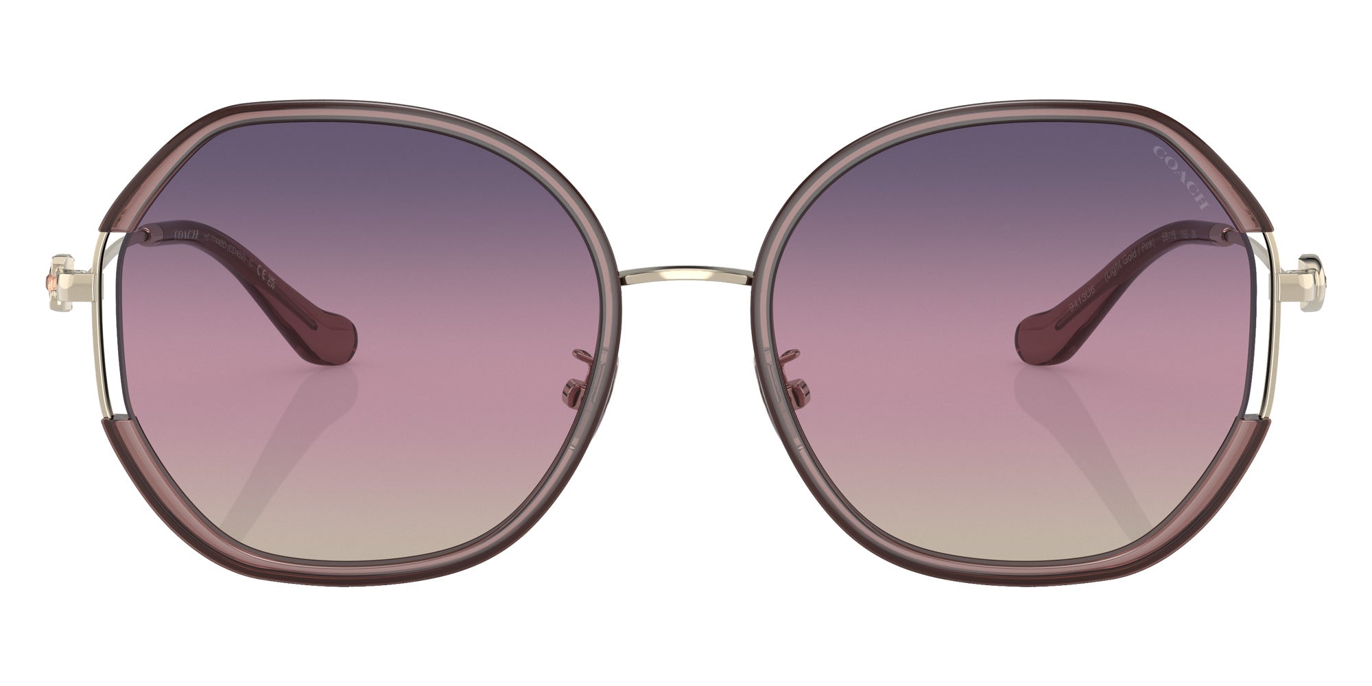 Coach HC7144BD CD452 9413U6 59 - Light Gold/Pink / Purple Gradient #id:hc7144bd9413u6_s:100100