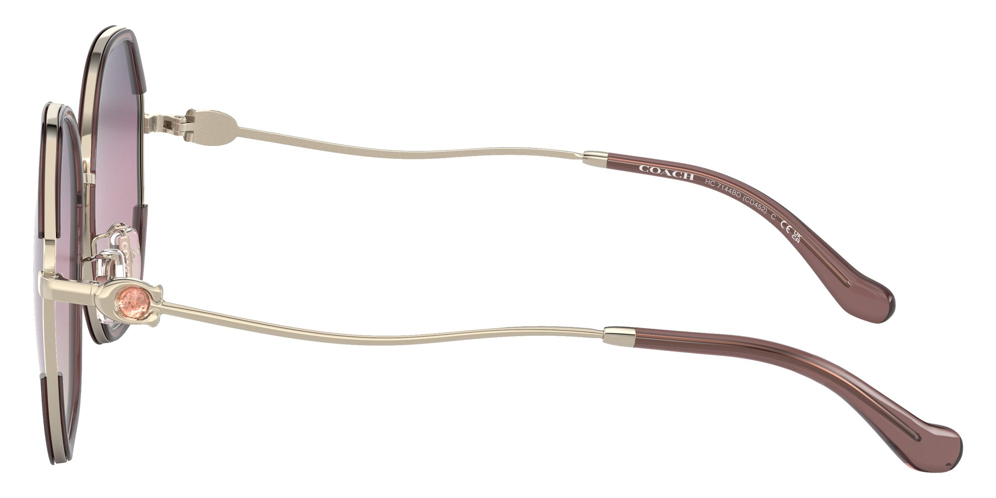 Coach HC7144BD CD452 9413U6 59 - Light Gold/Pink / Purple Gradient #id:hc7144bd9413u6_s:100110