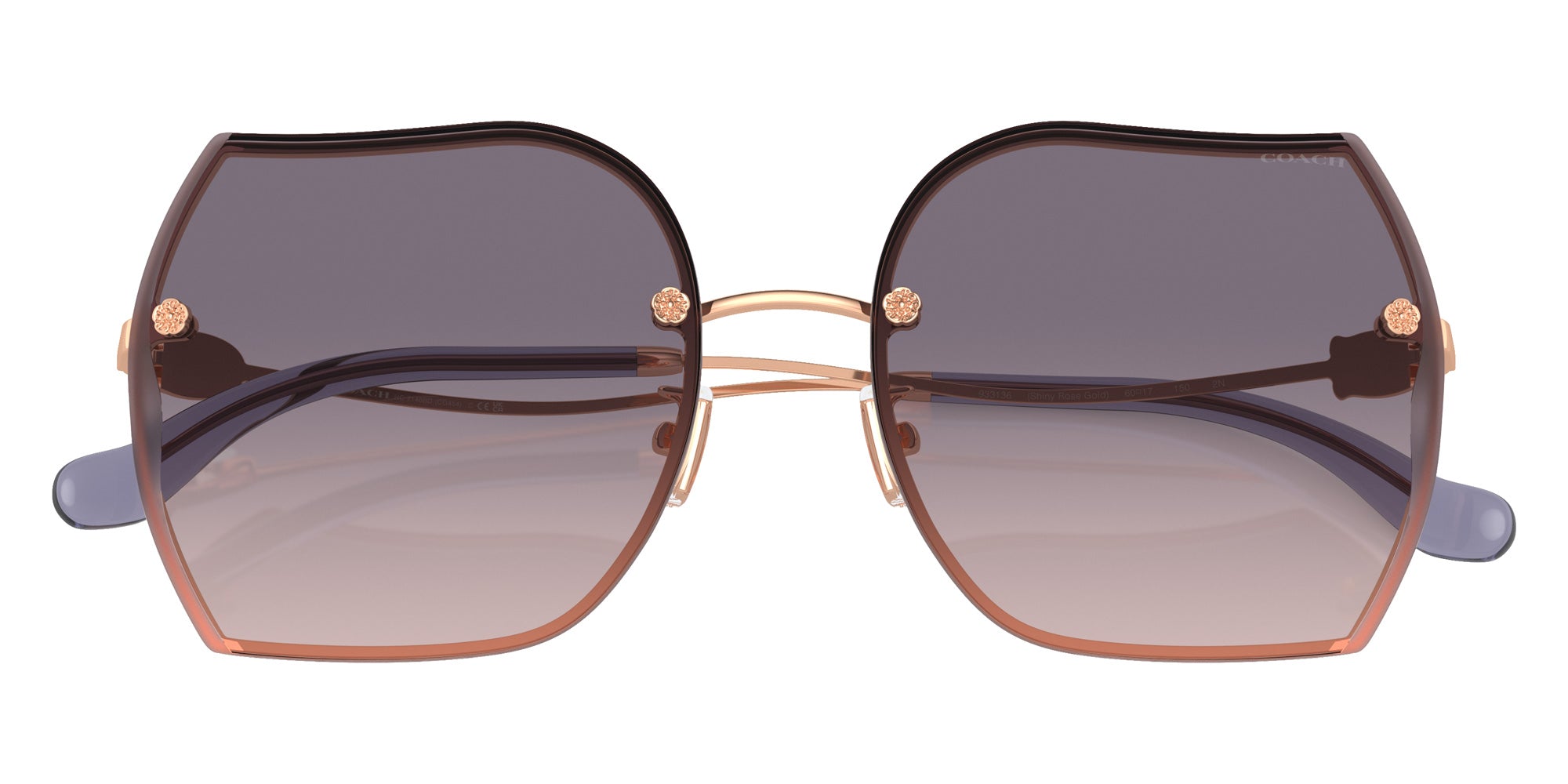 Coach HC7146BD CD454 933136 60 - Shiny Rose Gold / Violet Pink Gradient #id:hc7146bd933136_s:102120