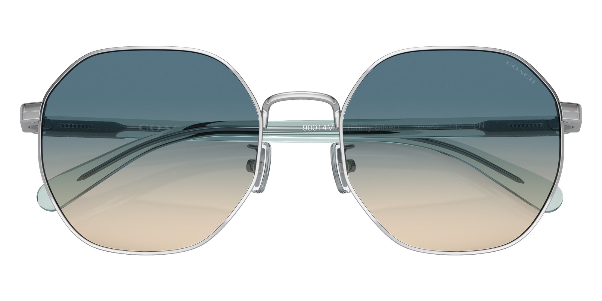 Coach HC7147 CH556 90014M 56 - Shiny Silver / Blue Yellow Gradient #id:hc714790014m_s:100120
