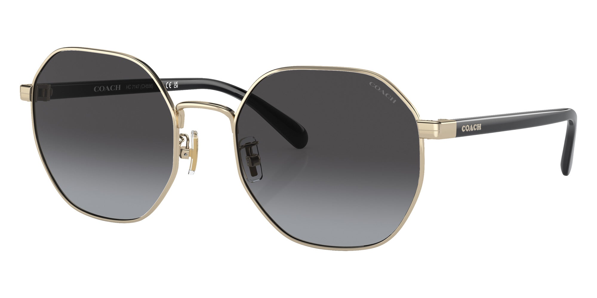 Coach HC7147 CH556 90058G 56 - Shiny Light Gold / Gray Gradient #id:hc714790058g_s:102105