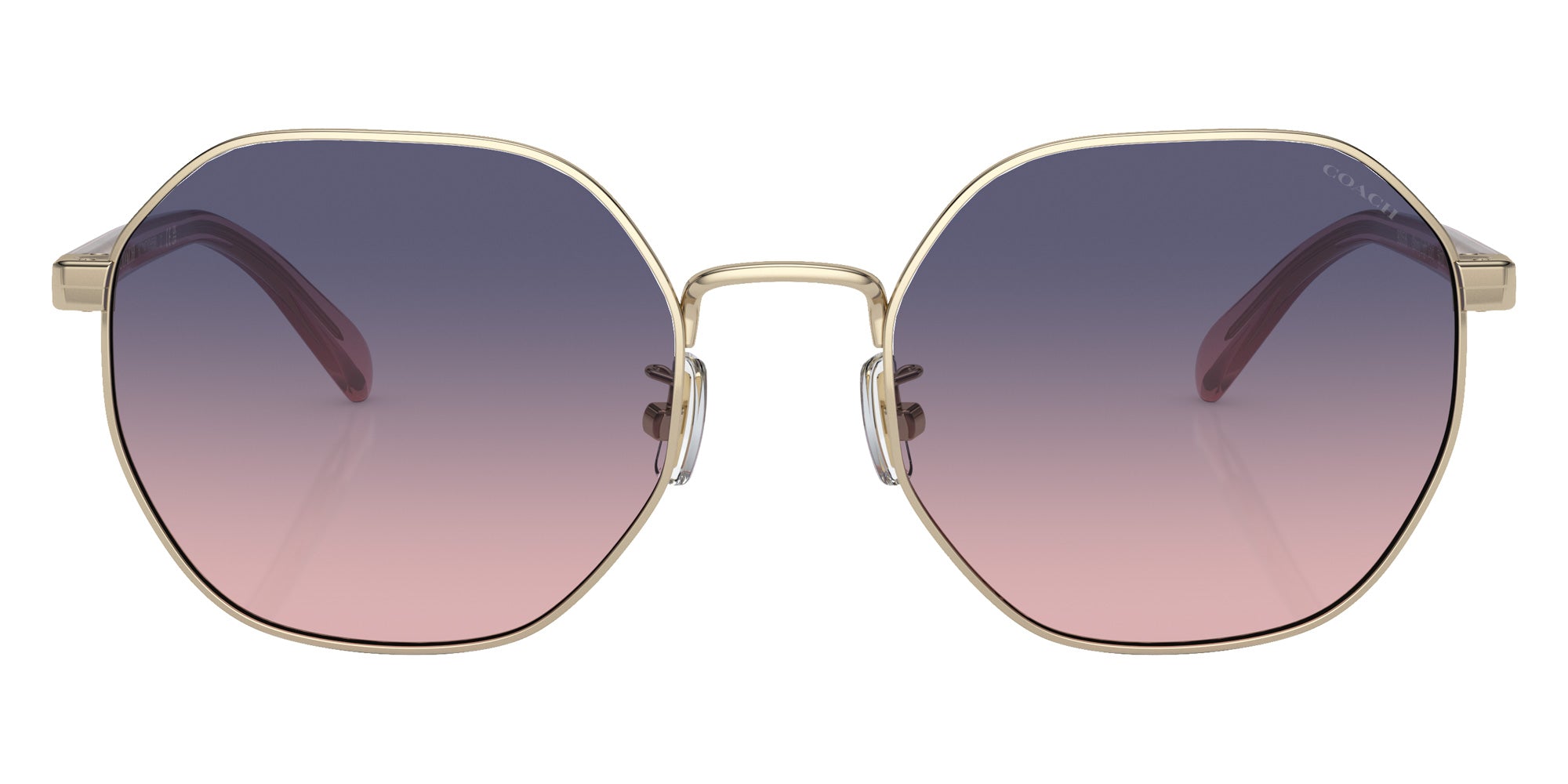 Coach HC7147 CH556 9005I6 56 - Shiny Light Gold / Blue Pink Gradient #id:hc71479005i6_s:104100