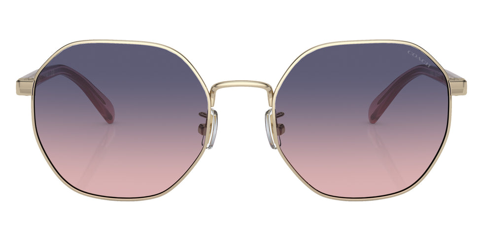 Coach HC7147 CH556 9005I6 56 - Shiny Light Gold / Blue Pink Gradient #id:hc71479005i6_s:104100
