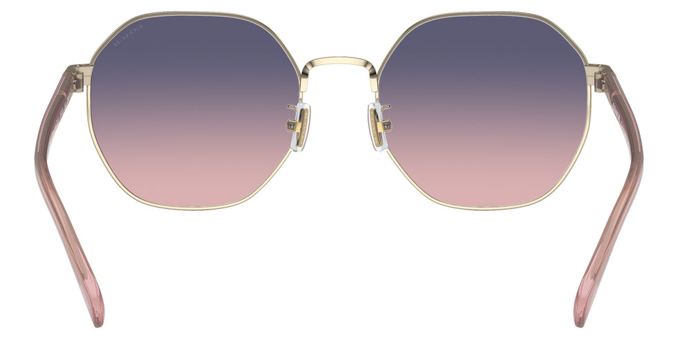 Coach HC7147 CH556 9005I6 56 - Shiny Light Gold / Blue Pink Gradient #id:hc71479005i6_s:104115