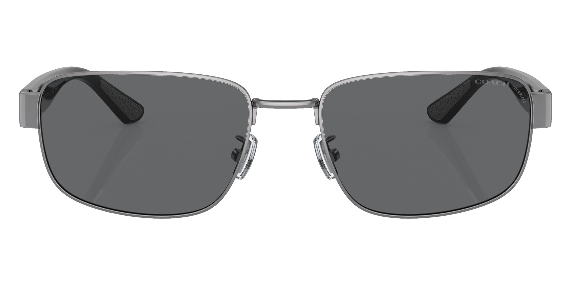 Coach HC7149 CH579 900481 59 - Shiny Gunmetal / Gray Solid Polarized #id:hc7149900481_s:100100