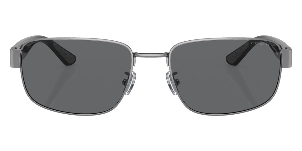 Coach HC7149 CH579 900481 59 - Shiny Gunmetal / Gray Solid Polarized #id:hc7149900481_s:100100