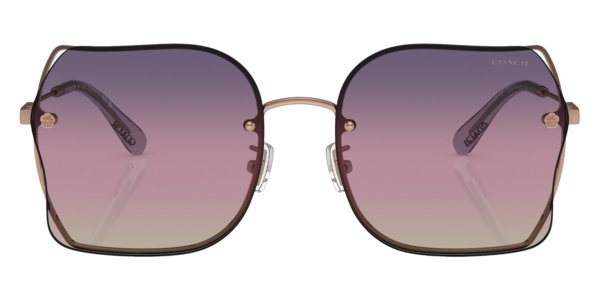 Coach HC7150D CH574 9331U6 60 - Shiny Rose Gold / Purple Pink Peach Gradient #id:hc7150d9331u6_s:102100