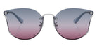 Coach HC7151D CH573 9001I8 63 - Shiny Silver / Blue Purple Pink Gradient #id:hc7151d9001i8_s:100100
