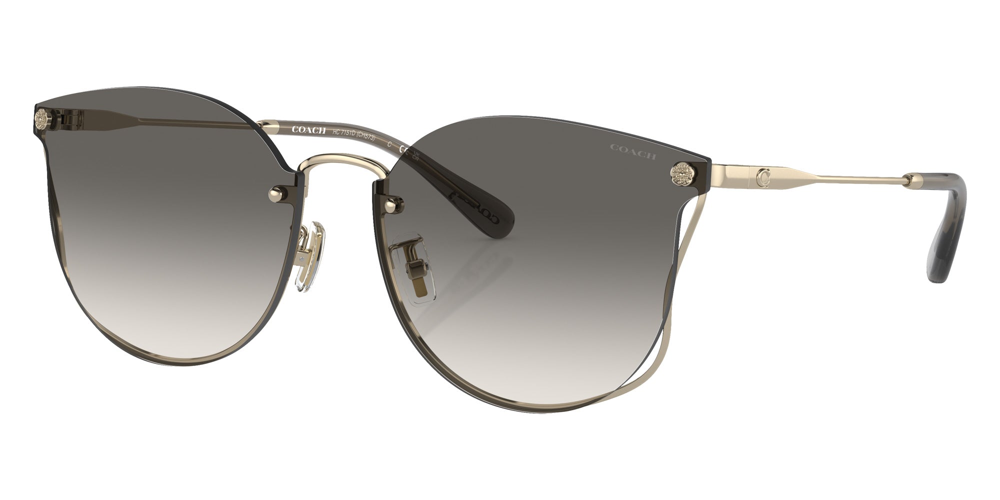 Coach HC7151D CH573 900511 63 - Shiny Light Gold / Black Gray Sand Gradient #id:hc7151d900511_s:100105