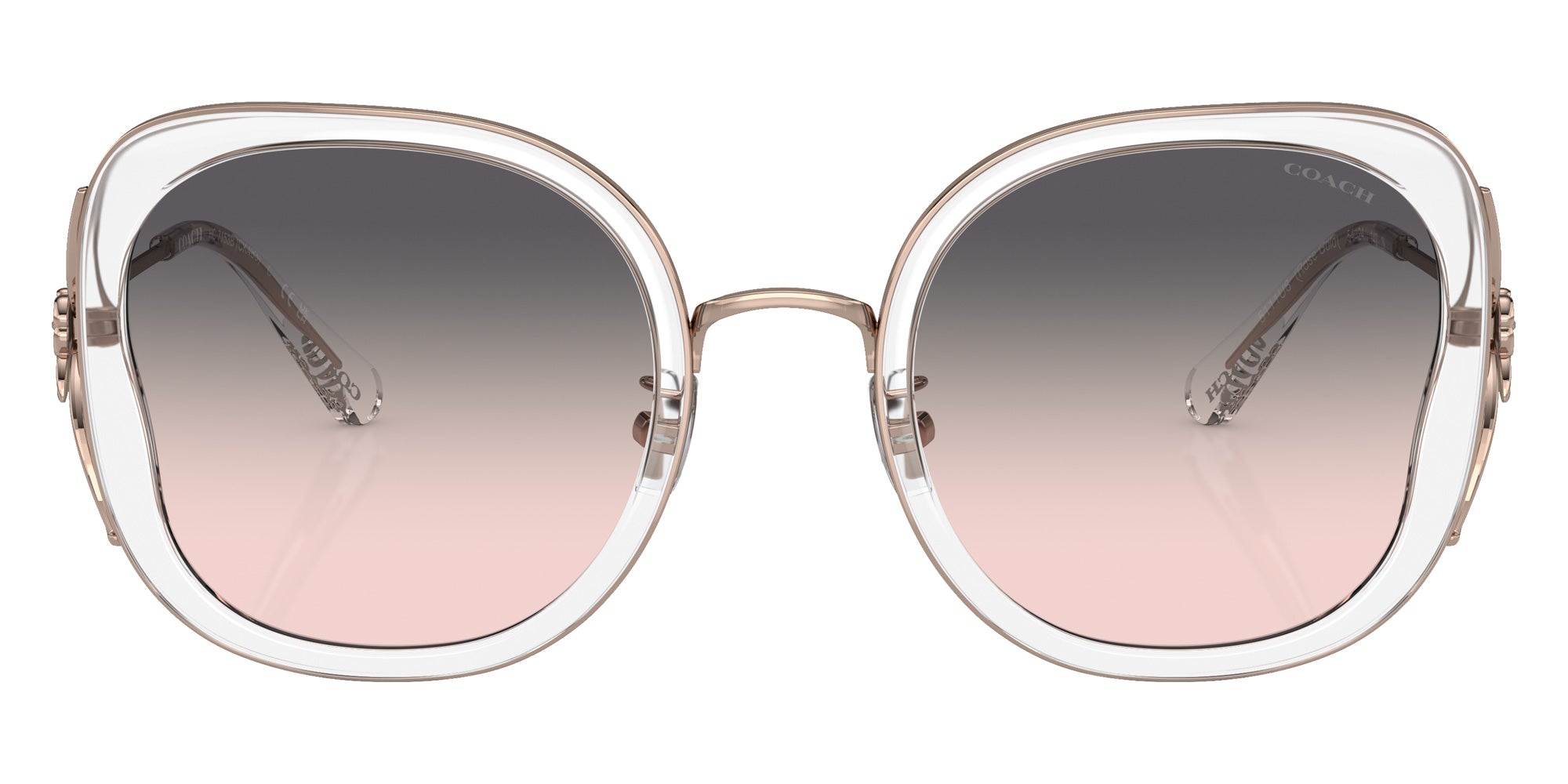 Coach HC7153B CK483 5111U8 54 - Transparent Clear / Gray Pink Gradient #id:hc7153b5111u8_s:100100