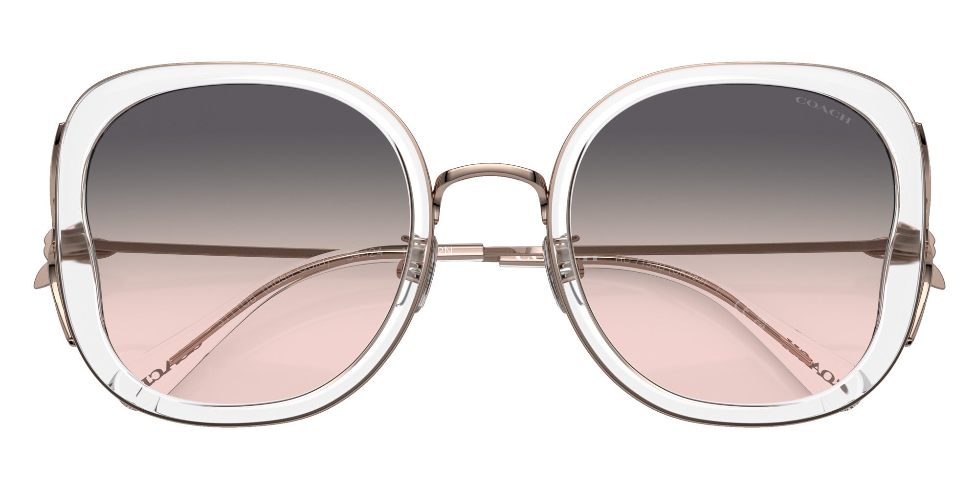 Coach HC7153B CK483 5111U8 54 - Transparent Clear / Gray Pink Gradient #id:hc7153b5111u8_s:100120