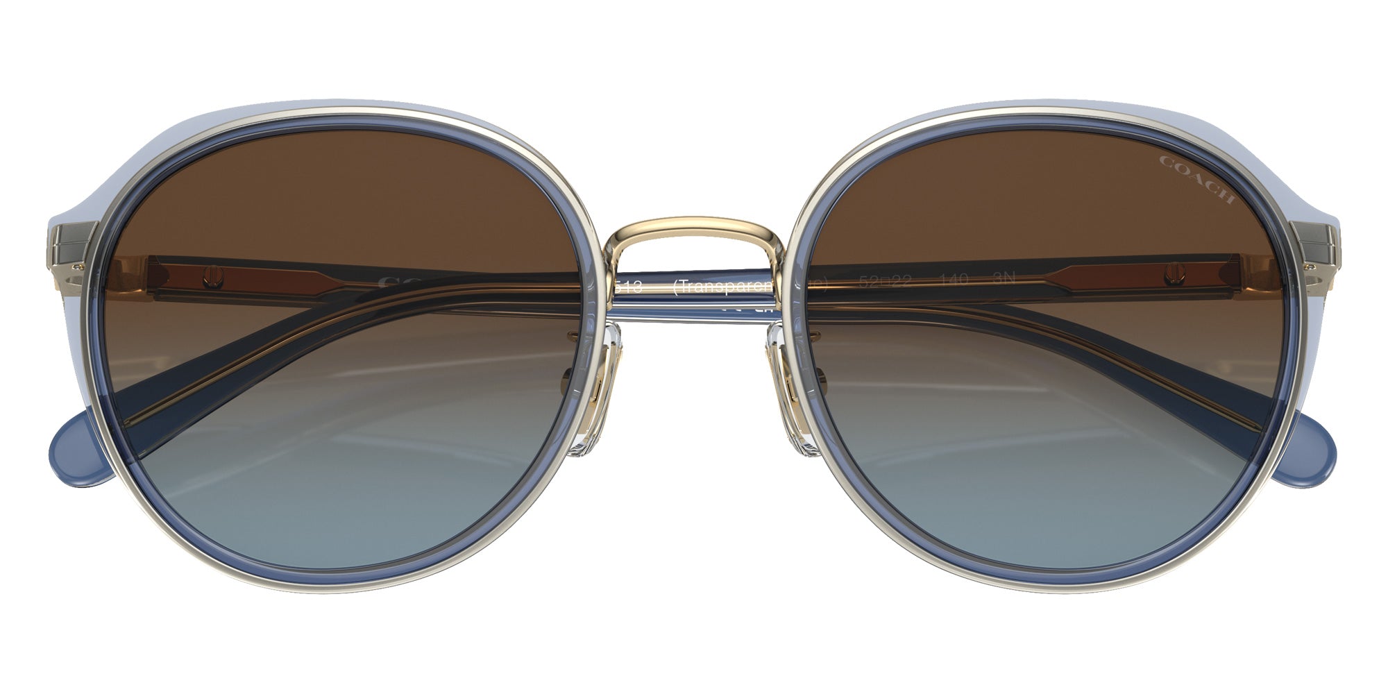 Coach HC7154 CL924 943513 52 - Transparent Blue / Brown Blue Gradient #id:hc7154943513_s:102120