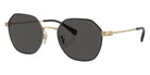 Coach HC7155 CL915 900587 54 - Shiny Light Gold / Gray Solid #id:hc7155900587_s:102105