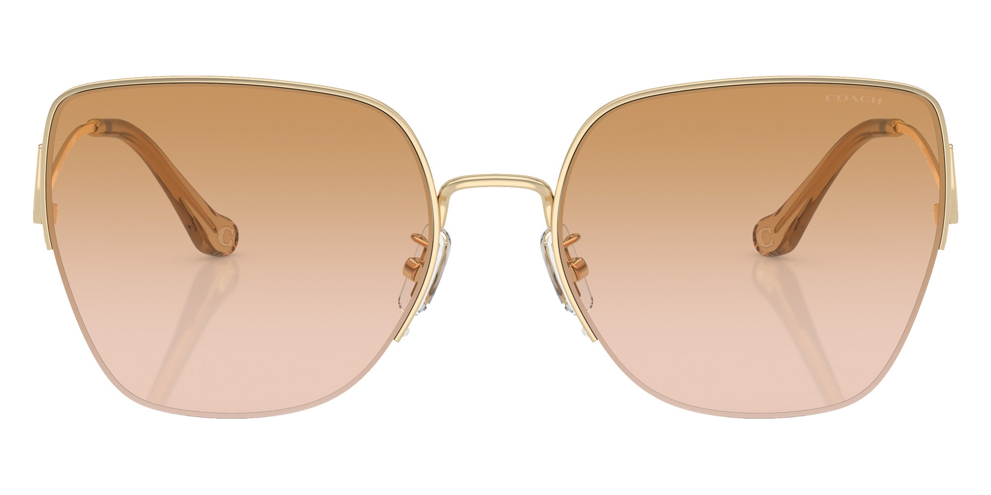 Coach HC7156D CL904 90052D 60 - Shiny Light Gold / Peach Blush Gradient #id:hc7156d90052d_s:100100