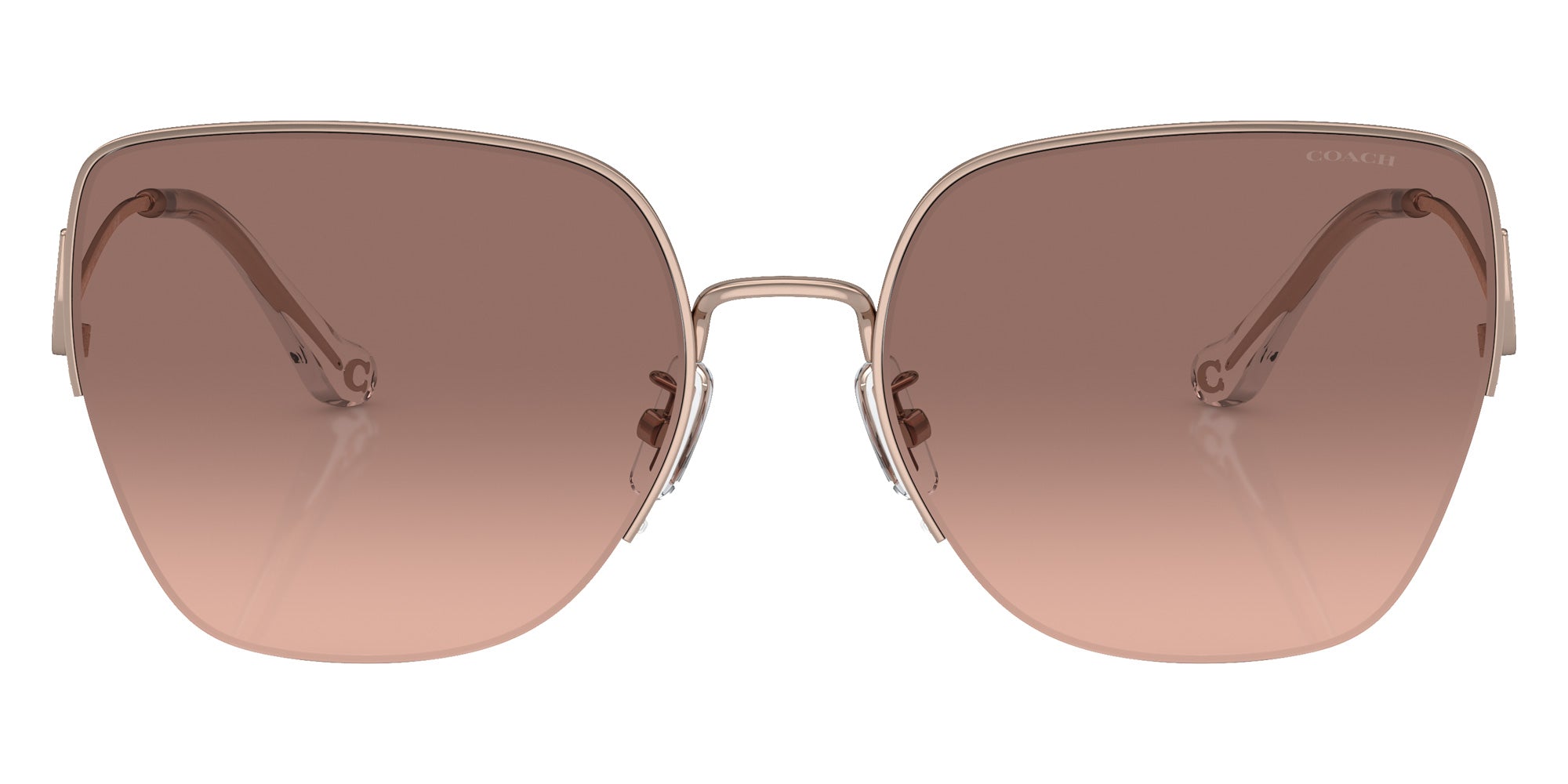 Coach HC7156D CL904 933113 60 - Shiny Rose Gold / Brown Pink Gradient #id:hc7156d933113_s:104100