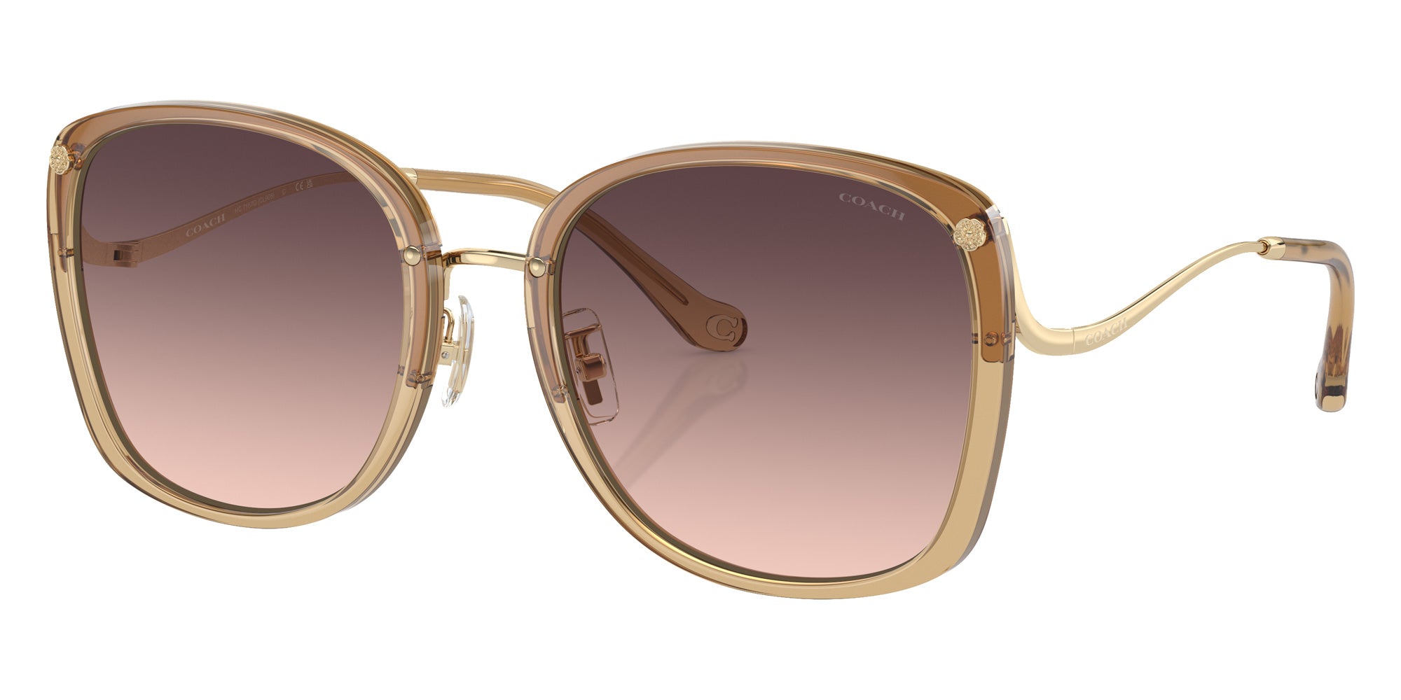 Coach HC7157D CL905 5736U8 58 - Transparent Fawn / Brown Pink Gradient #id:hc7157d5736u8_s:100105