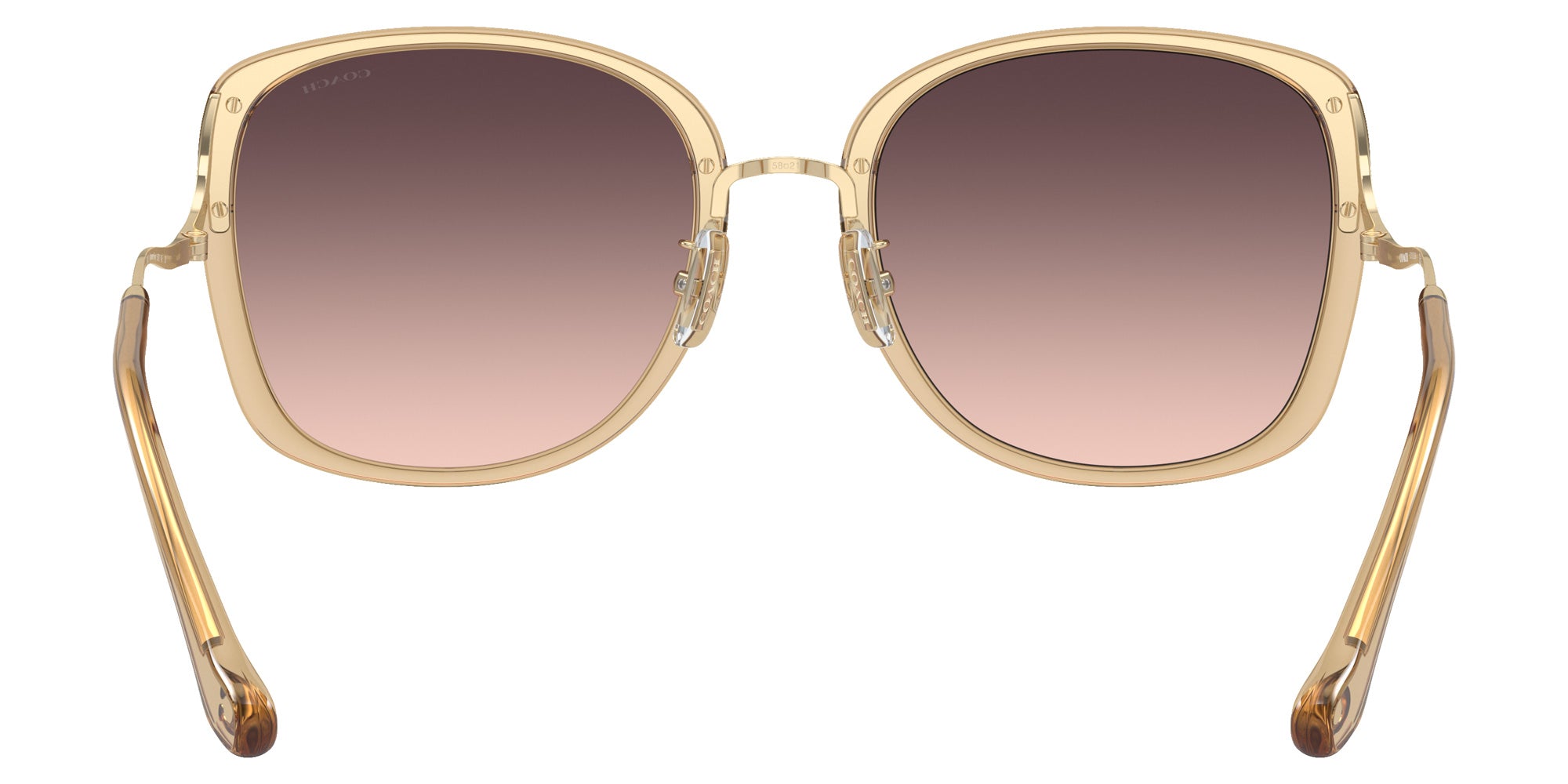 Coach HC7157D CL905 5736U8 58 - Transparent Fawn / Brown Pink Gradient #id:hc7157d5736u8_s:100115