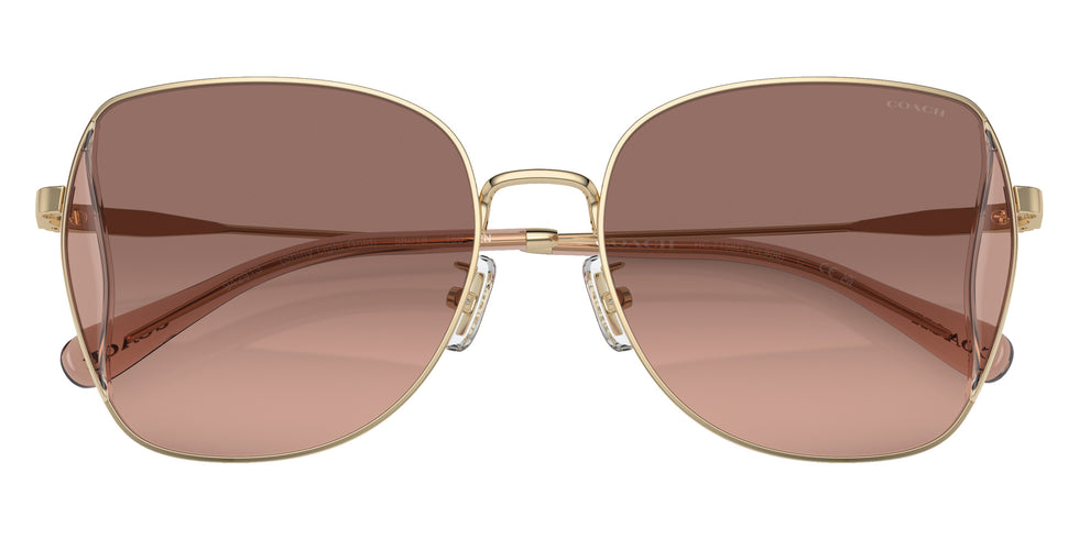 Coach HC7158D CL906 942913 58 - Shiny Light Gold / Brown Pink Gradient #id:hc7158d942913_s:106120