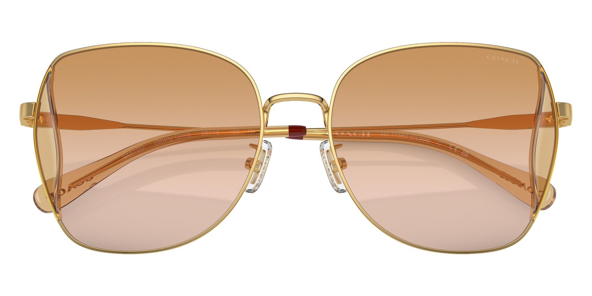Coach HC7158D CL907 94412D 58 - Shiny Gold / Peach Blush Gradient #id:hc7158d94412d_s:100120
