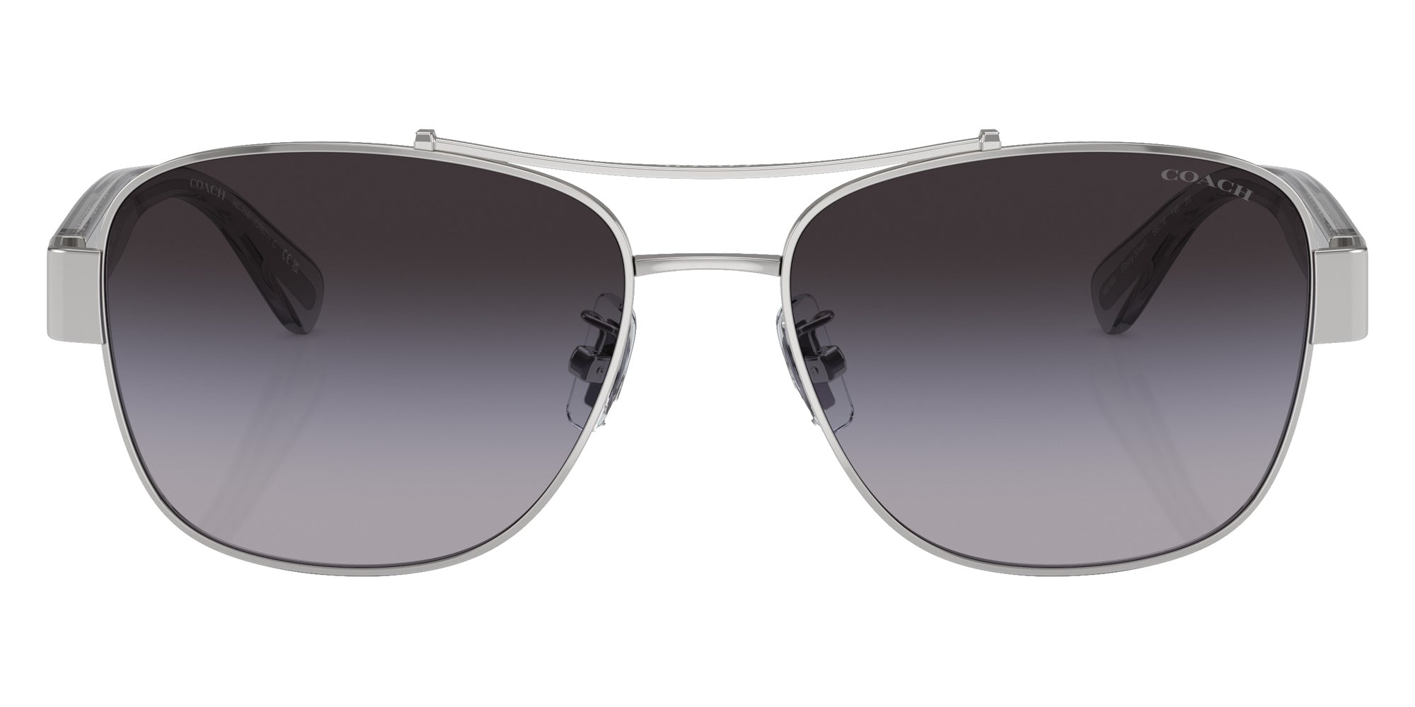 Coach HC7161 CR617 90018G 56 - Shiny Silver / Gray Gradient #id:hc716190018g_s:100100