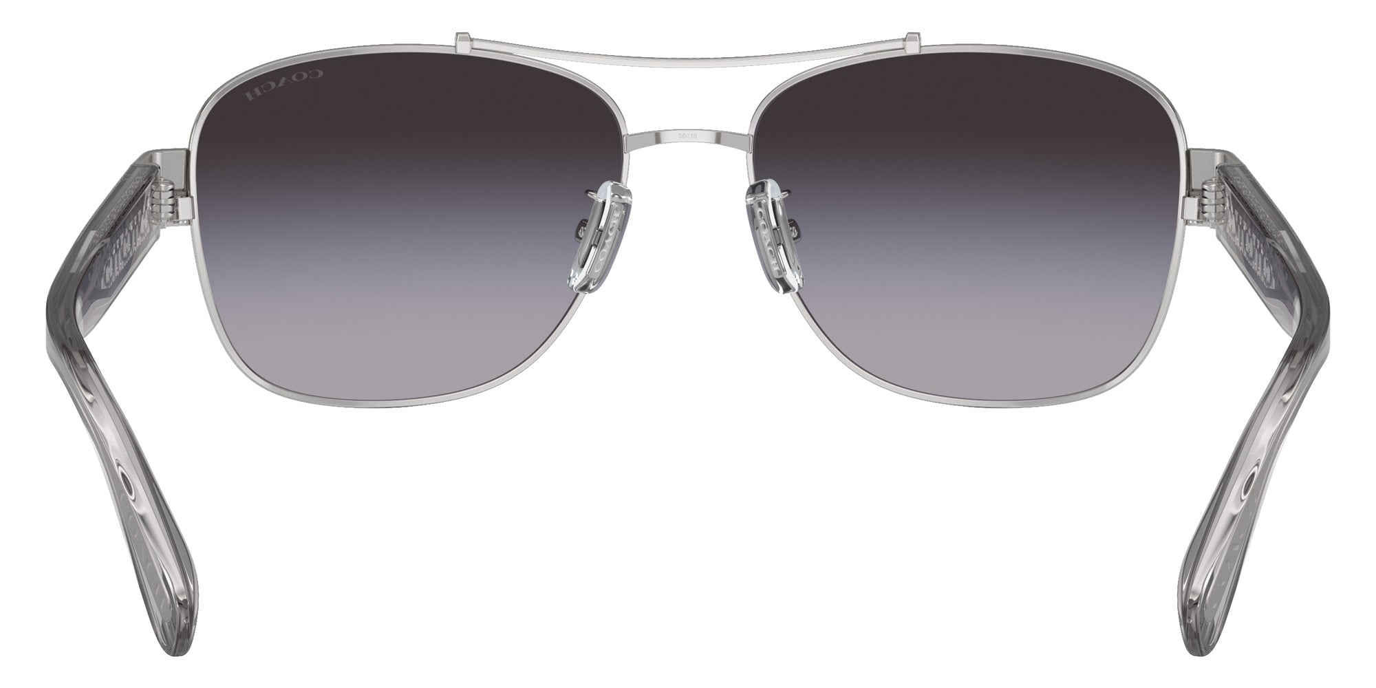 Coach HC7161 CR617 90018G 56 - Shiny Silver / Gray Gradient #id:hc716190018g_s:100115
