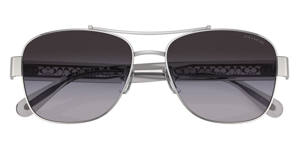 Coach HC7161 CR617 90018G 56 - Shiny Silver / Gray Gradient #id:hc716190018g_s:100120