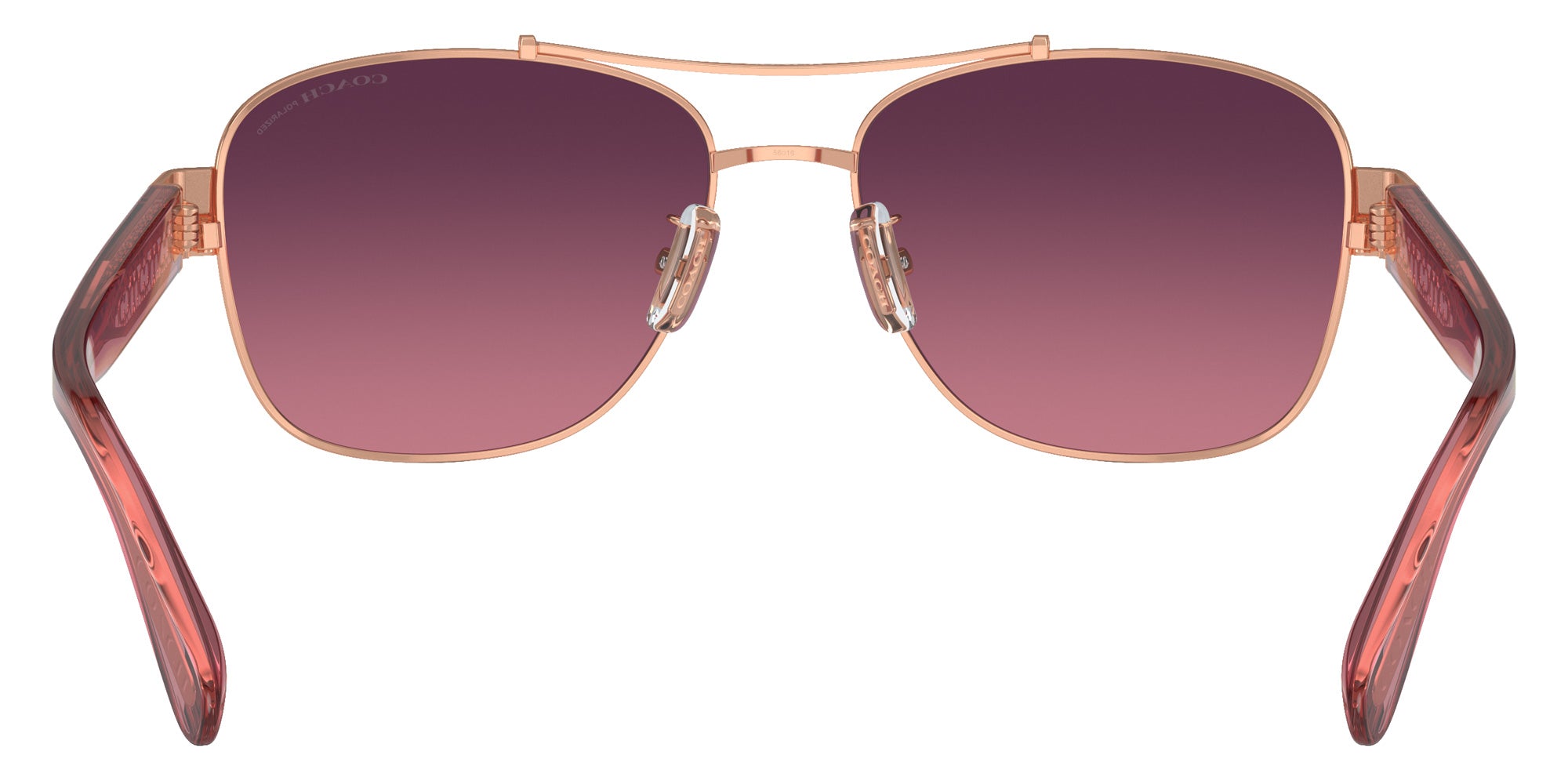 Coach HC7161 CR617 9331F4 56 - Shiny Rose Gold / Burgundy Gradient Polarized #id:hc71619331f4_s:106115